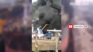 M.T.JAG LEELA || Aframax Crude Oil Tanker #Ship || #Disaster || Big Fire Broke Out