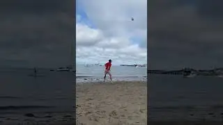 #amputee #beach #rugby #kick #subscribe #oneleg #disabled