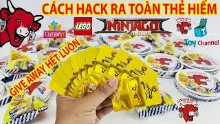 Mở Hộp Phô Mai Con Bò Cười Ra Toàn Thẻ Ninjago Siêu Hiếm | Toy Channel