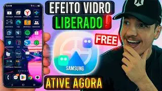 Samsung LIBEROU! Novos ÍCONES com EFEITO VIDRO e MODO ESCURO - ATIVE AGORA