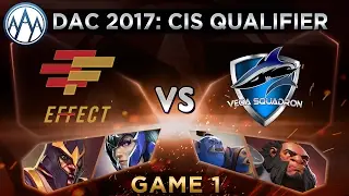 Effect vs Vega Game 1 - DAC 2017 CIS Qualifier: Playoffs - @LyricalDota @LacosteDota
