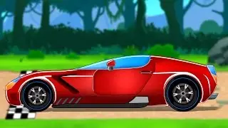 Sports Car Formation | Uses Kids Educational Video