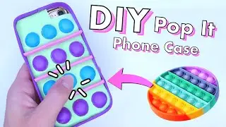 DIY Fidget Toy ✨ How to make Pop It Phone Case!