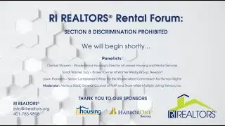 RI REALTORS&reg; Rental Forum- Section 8 Discrimination Prohibited