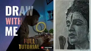 | How To Draw Hyper Realistic Sketch Of Mahadev | Full Tutorial | Step By Step | For Beginners |