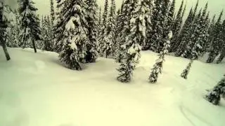 Skiing at Chatter Creek, Kicking Horse and Great Canadian Dez. 2013