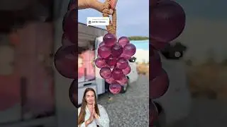 Making the trendy grape cluster soap 🍇looks too real!
