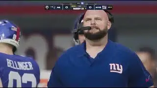 Patriots vs Giants Madden 24 Gameplay