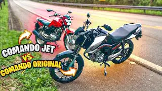 TITAN 160 COMANDO ORIGINAL VS START COMANDO JET 🔥
