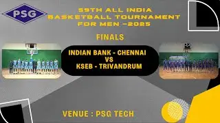 FINALS | INDIAN BANK   Vs KSEB | MEN | 59th ALL INDIA BASKETBALL TOURNAMENT FOR MEN 2025