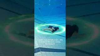Protector of the pool #underwater #superhero