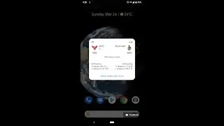 ICC Cricket live score on the home screen in mobile