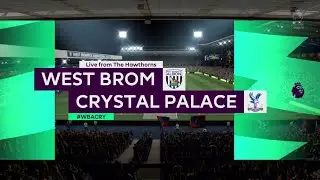 FIFA 21 | West Brom vs Crystal Palace | Gameplay | Full Match | Golden Goal Ps4 🎮