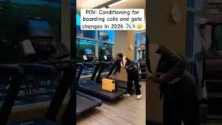 Airport Sprint Training✈️ #foryou #trending #viral #shortvideo #flight #travel #fyp #pov #shorts
