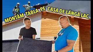 Montare tablă pe acoperiș | Casa de l&acirc;ngă lac