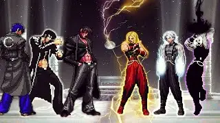 [KOF Mugen] Ultimate Iori Yagami Fen Team Vs Lightning, Dark & Light Orochi Adel Team
