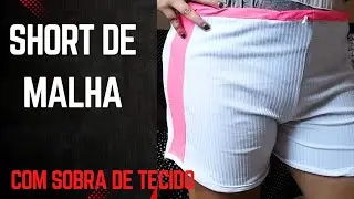 Costura de Short de Malha (Sem Necessidade de Molde)