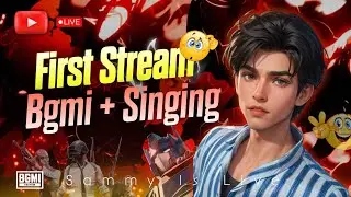 BGMI 3.9 Update First Live 🔴🔥 | Sammy Plays with Crazy Gameplay & Singing Vibe 🎤 | Watch Till End