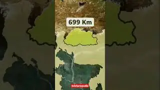 Land & Meritime boundaries of India.😱 #facts #knowledge #educational #informative