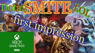SMITE Part 1 Lets Play ЯСаша Xbox One X Let's Play For Fan Заменитель Dota2/LOL