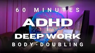 Beat Winter Procrastination - 1 Hour ADHD Focus with Fire Sounds & Breaks
