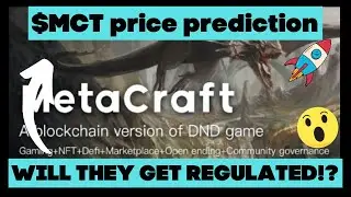 $MCT price prediction update! Why metacraft can be the best altcoin for next bullrun! #crypto