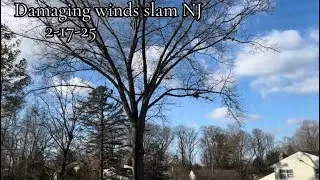 Mondays damaging winds (50-60 MPH gusts) as it happened&hellip; part 1