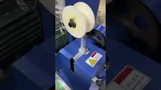 Recycling the edges of bubble wrap #bubblefilmmachine #factory