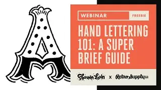 Hand Lettering 101 | A Super Brief Guide (with FREE Brushes)