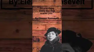 Top Quote Of Eleanor Roosevelt #quotes #topquotes #motivation