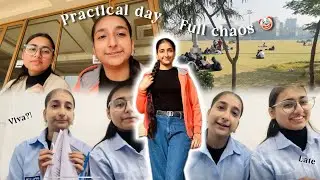College practical day chaos 😭| Viva , friends and fun