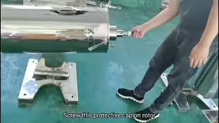 Tubular centrifuge disassemble video