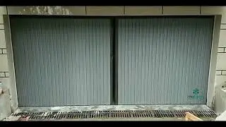 Ultra Double Aluminum Alloy Electric Side Sliding Garage Shutter Door Professional