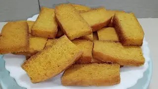 Cake Rusk Commercial Recipe in easy way
