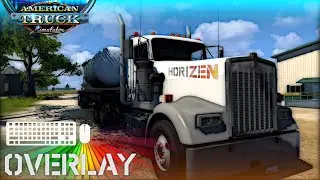 Realistic Drive with Keyboard + Mouse - American Truck Simulator - 60FPS