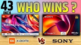 Comparison of 43 Inch SONY vs XIAOMI 4K UHD Google Smart TV with SCORECARD⚡TV Buying Guide⚡⚡