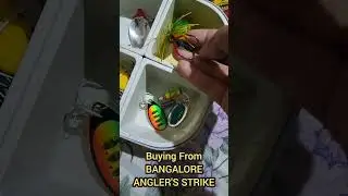 UNBOXING OF FROG LURE SPINNER SPOON #shorts #fishing #froglure #unboxing #spoonfishing