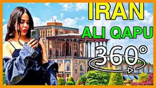 IRAN - walking in Ali qapu of isfahan | Ali qapu the most historical place | 360 😍