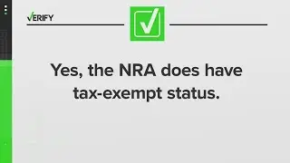VERIFY: Does the NRA has tax-exempt status?