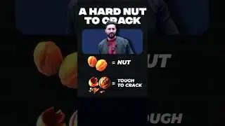 English Idiom: A Hard Nut to Crack - Meaning & Examples | English Vocabulary