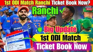 IND vs SA ODI Tickets Book Now.How to Book Ranchi and All Match Ticket?Online/Offline Ticket Booking
