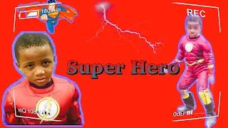 Super Hero Jace Show his powers to kids |Pretend play |