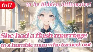 She had a flash marriage to a humble man who turned out to be hidden billionaire!