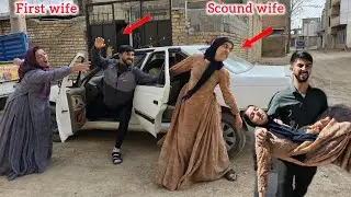 Ahmad and his first wife chase the fugitive's second wife on the way to the asylum