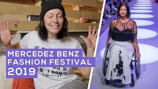Mercedes Benz Fashion Festival - Wheelchair models for MeQ Designs