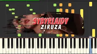 Ziruza - Sybyrlaidy на пианино | Piano Cover + текст песни