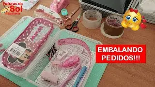 Embalando pedidos - FOFURAS DA SOL PAPELARIA