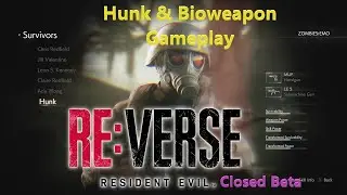 Resident Evil Re:Verse closed beta Hunk and Bioweapons gameplay Xbox Series X