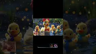 🦆🥁 Quack, clap, and dance with the Duck Band by the Pond! 🎶Mother Duck and her baby ducks play drums