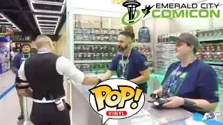 Emerald City Comic Con 1st On Line Funko Booth 2018